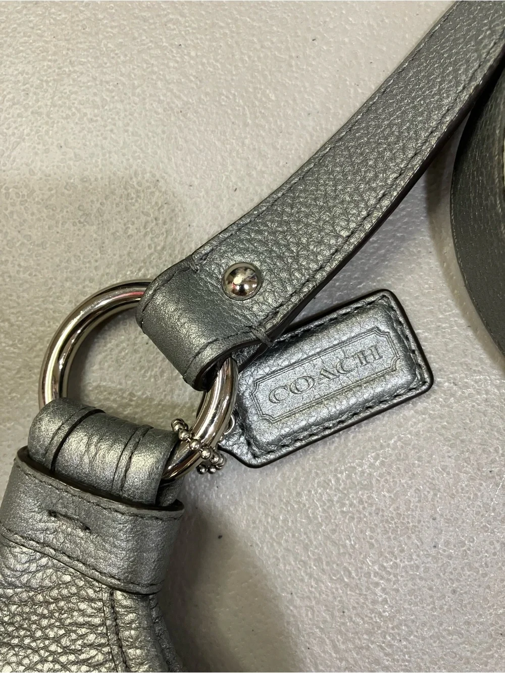 Coach Penelope Shimmer Metallic Leather Crossbody Bag #F16533